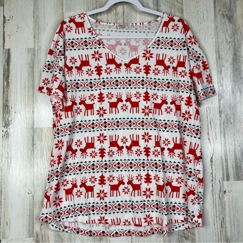 Women's Pajama Sets Cotton Sleepwear Tops w Capri Pants Cute Pjs by Enjoynight - Picture 4 of 13